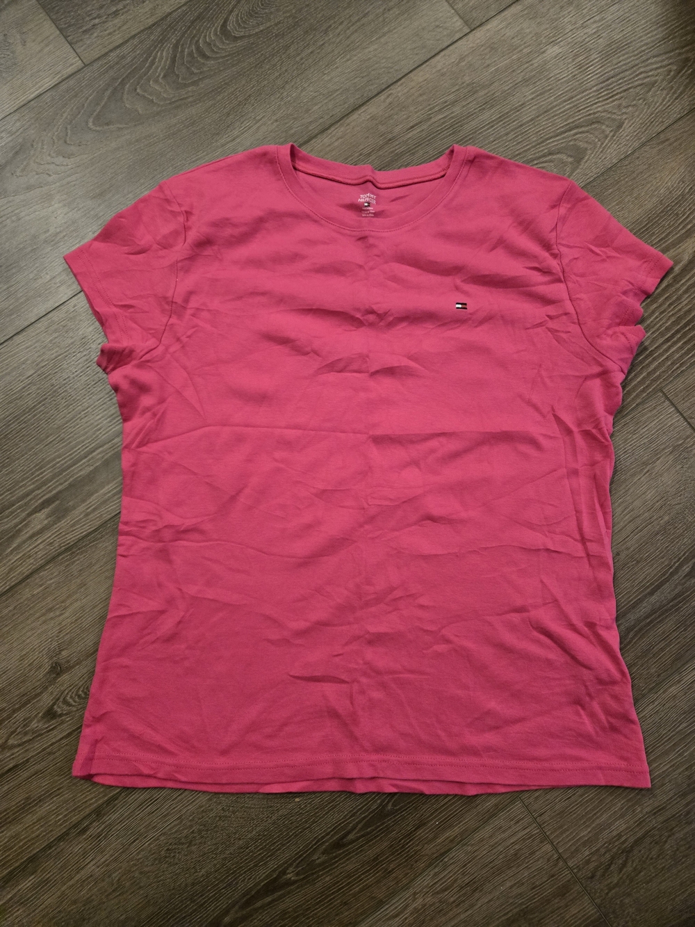 Tommy Hilfiger Pink Short Sleeve Crew Tee